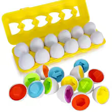 Ovos de Encaixe Montessori – Coordenação e Lógica