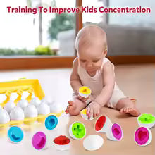 Ovos de Encaixe Montessori – Coordenação e Lógica