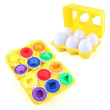 Ovos de Encaixe Montessori – Coordenação e Lógica