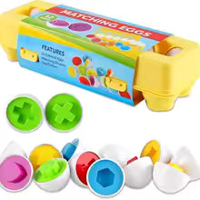 Ovos de Encaixe Montessori – Coordenação e Lógica
