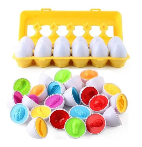 Ovos de Encaixe Montessori – Coordenação e Lógica