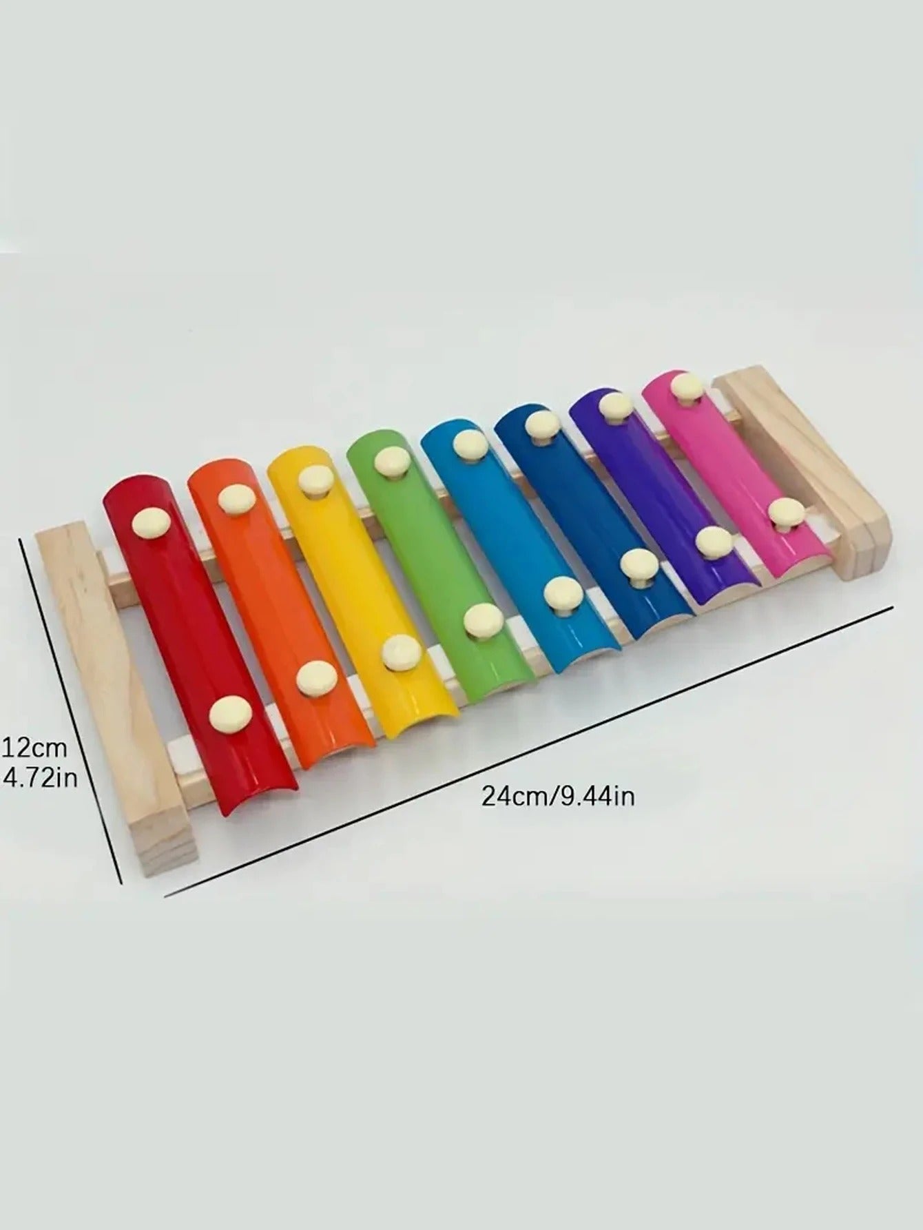Xilofone Infantil de Madeira Colorido – Brinquedo Musical Educativo Montessori